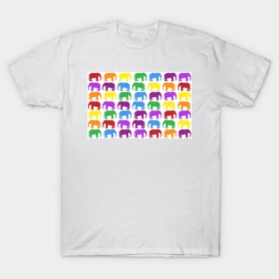 Elephant Pattern T-Shirt